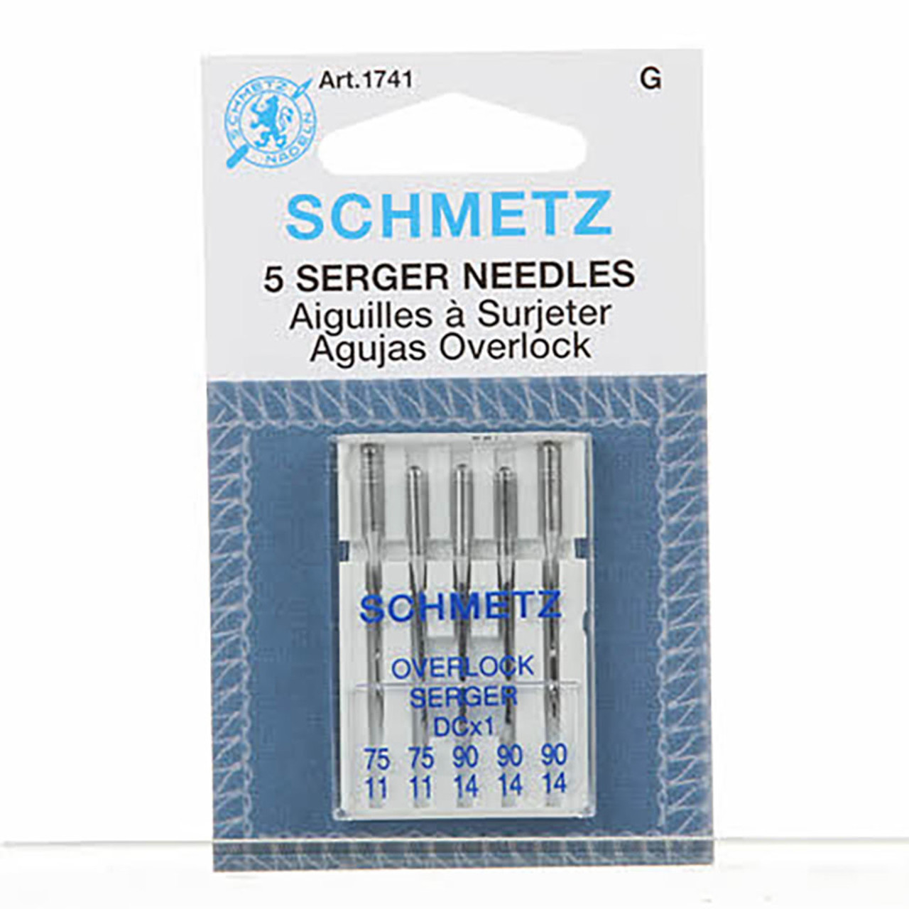 ストレート　M ブラック　ベージュ　クリーム　ニードルズ　needles 1 Schmetz Topstitch Needles- 5 Pack - Juki Junkies